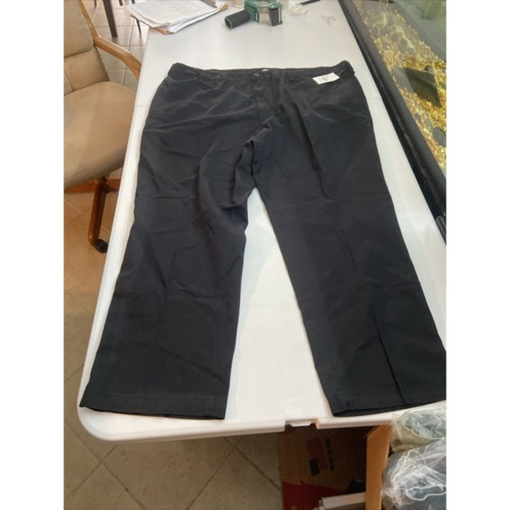 DXL Big & Tall Men's Dress Pants‎ 48x30 Black | Classic Fit Formal Trousers